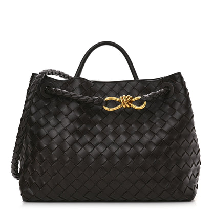 Bottega Veneta Nappa Intrecciato Medium Andiamo Shoulder Bag Fondant 1 of 9