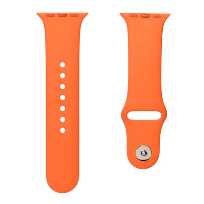 Hermes Silicone 40mm Apple Sports Watch Single Tour Band S/M Orange 1 of 5