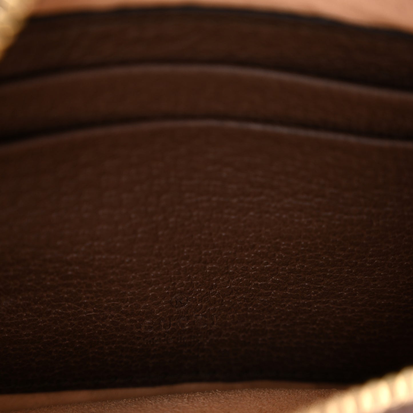 GG Supreme Monogram Textured Calfskin Web Mini Ophidia Half Moon Hobo Beige Ebony New Acero