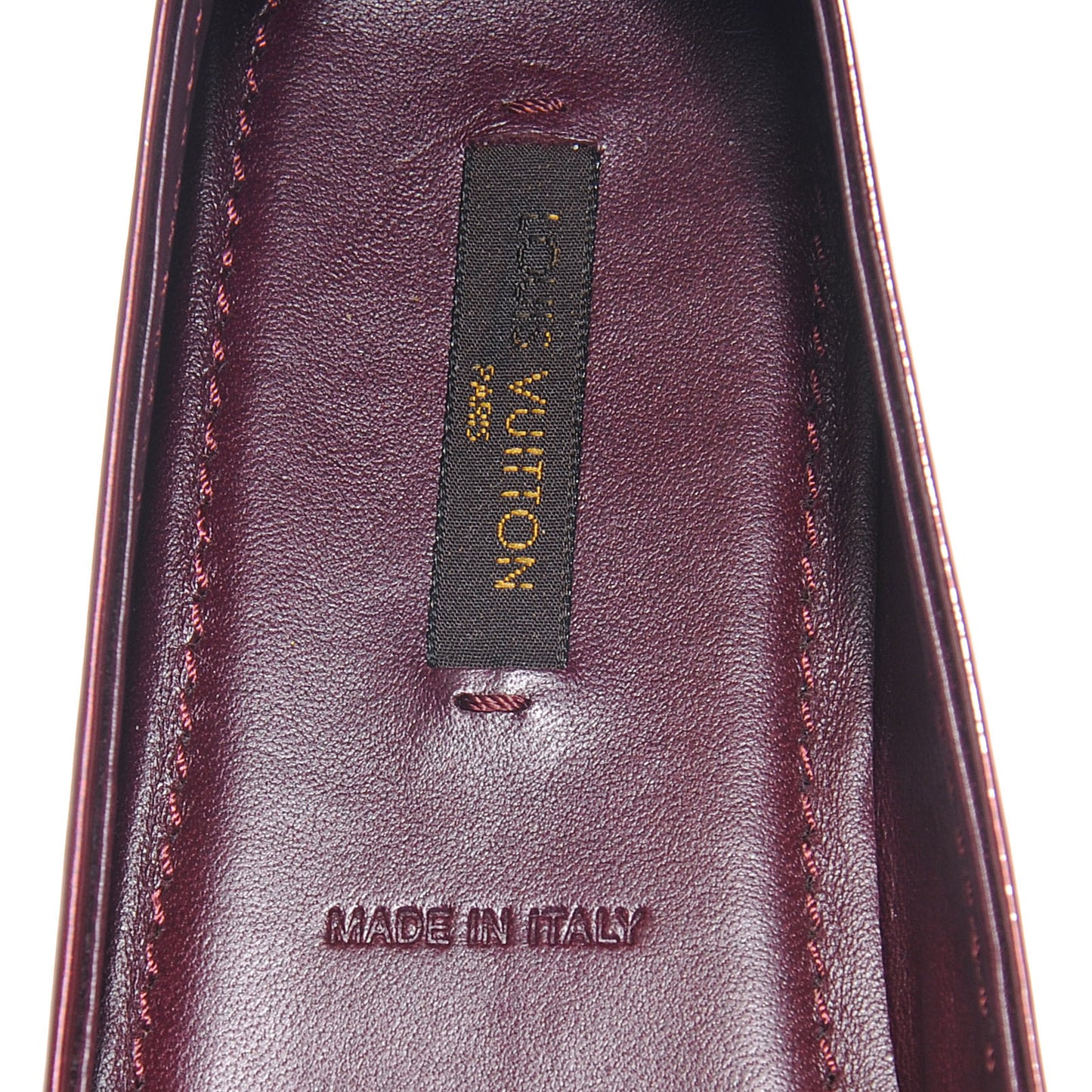 Patent Oxford Ballerina Flats 6.5 Rouge Fauviste