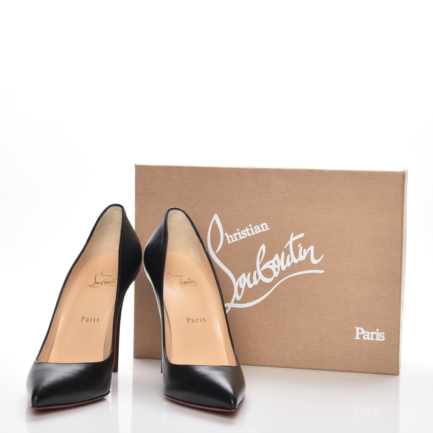 Christian Louboutin Kid Pigalle Follies 100 Pumps 39.5 Black 8 of 8