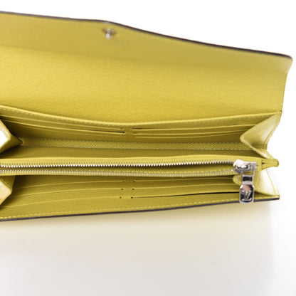 Louis Vuitton Epi Sarah Wallet NM Pistache 5 of 13