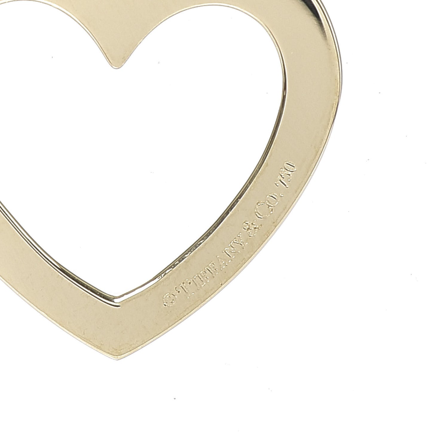 18K Yellow Gold Small Sentimental Heart Pendant Necklace