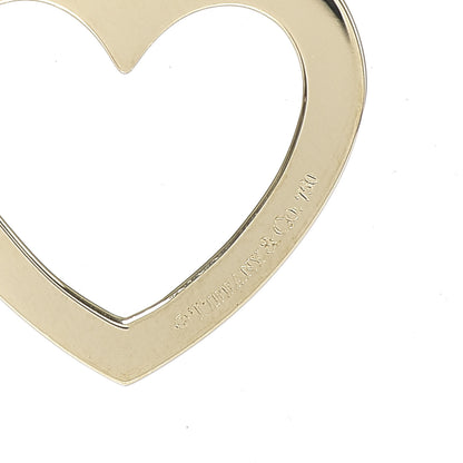 Tiffany 18K Yellow Gold Small Sentimental Heart Pendant Necklace 5 of 6