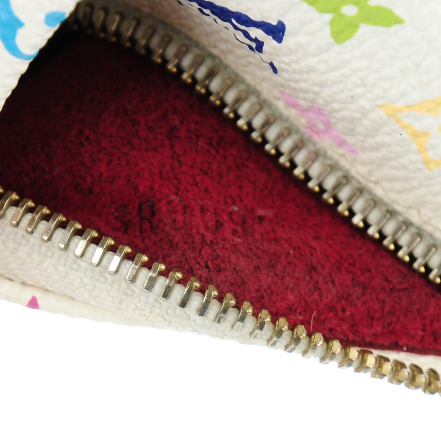Louis Vuitton Monogram Multicolor Berlingot Coin Purse White 6 of 8