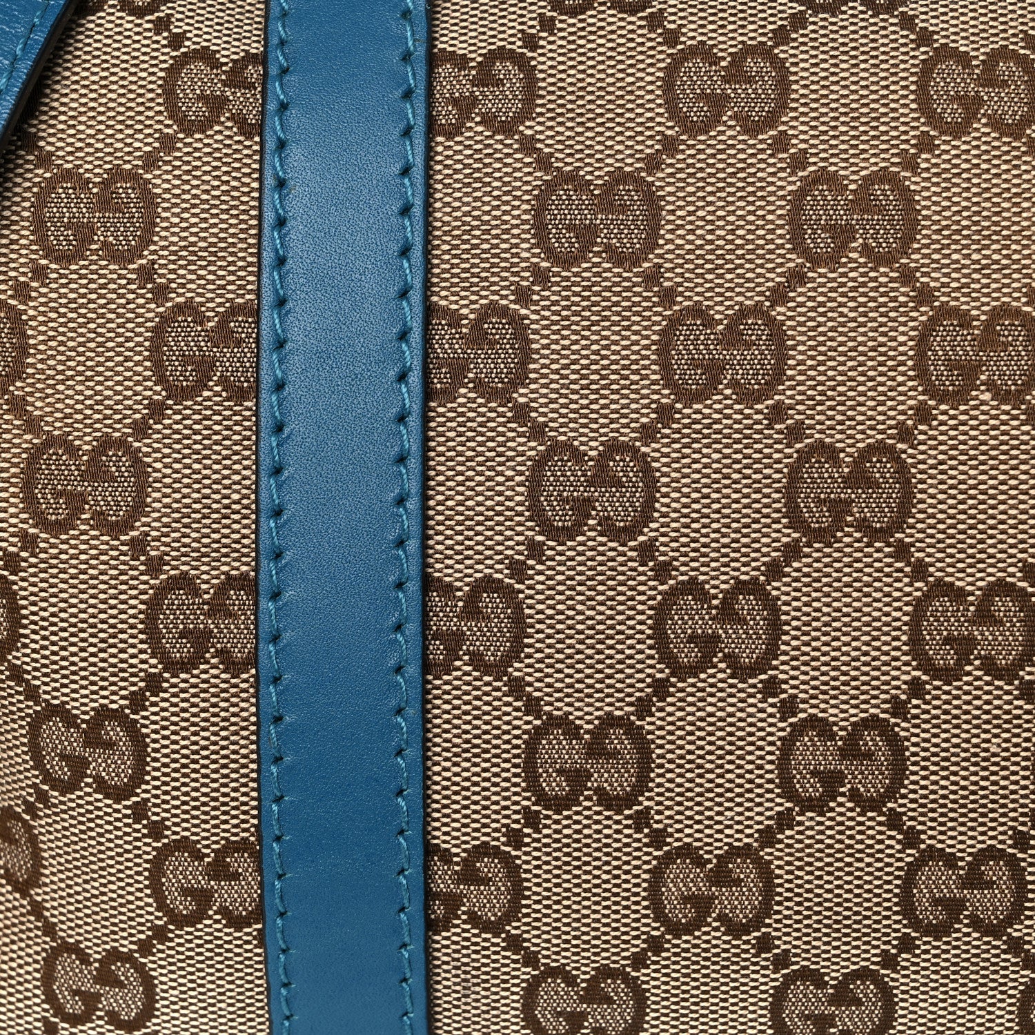 Gucci Monogram Small Boston Beige Deep Cobalt 7 of 9
