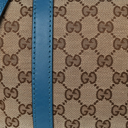 Gucci Monogram Small Boston Beige Deep Cobalt 7 of 9