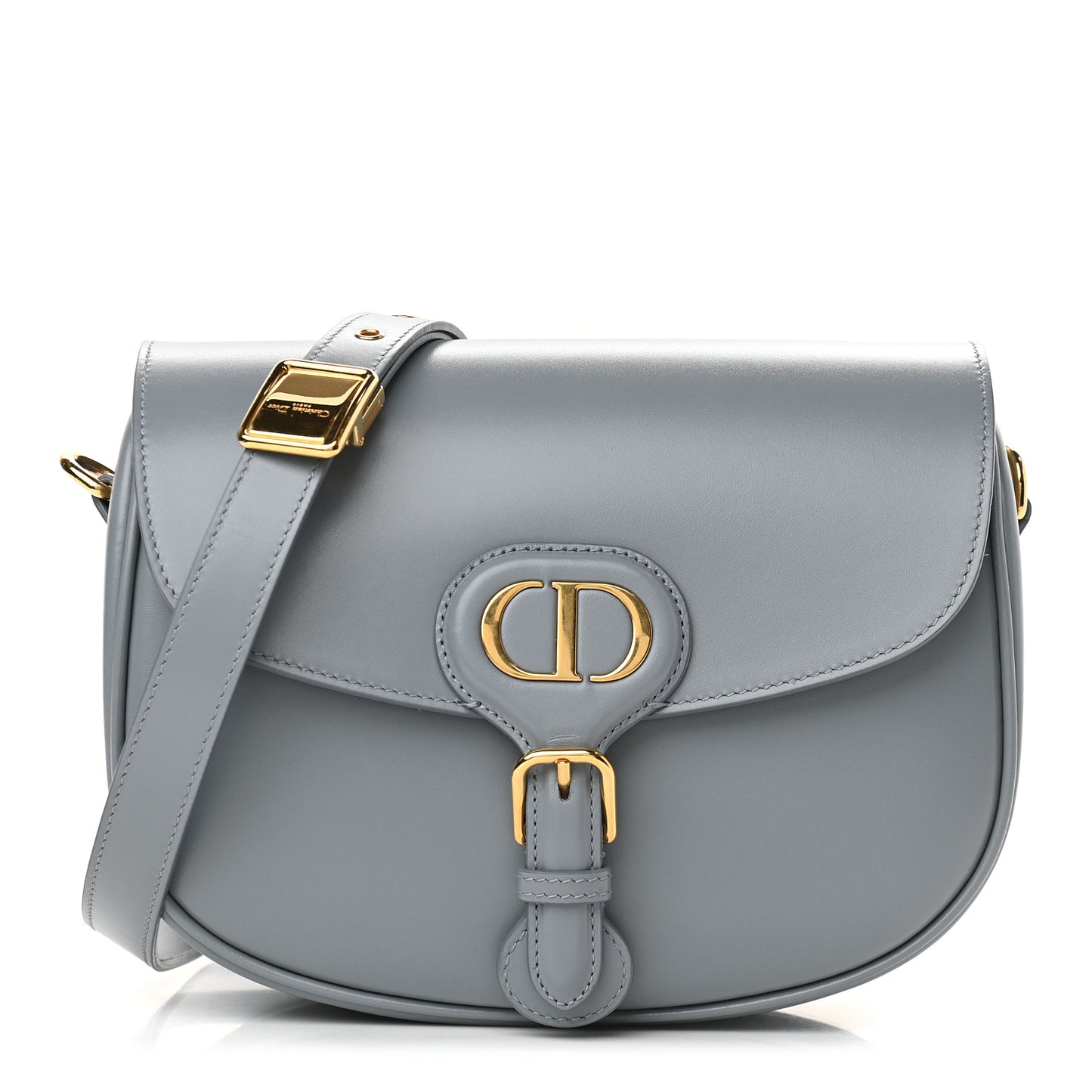 Box Calfskin Medium Bobby Flap Gray