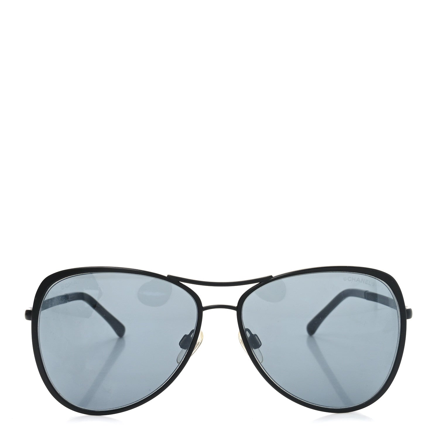 Chanel Pilot Summer Aviator Sunglasses 4223 Black 2 of 8