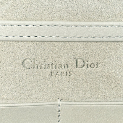 Christian Dior Calfskin Studded Diorama Wallet on Chain Pouch Off White 6 of 10
