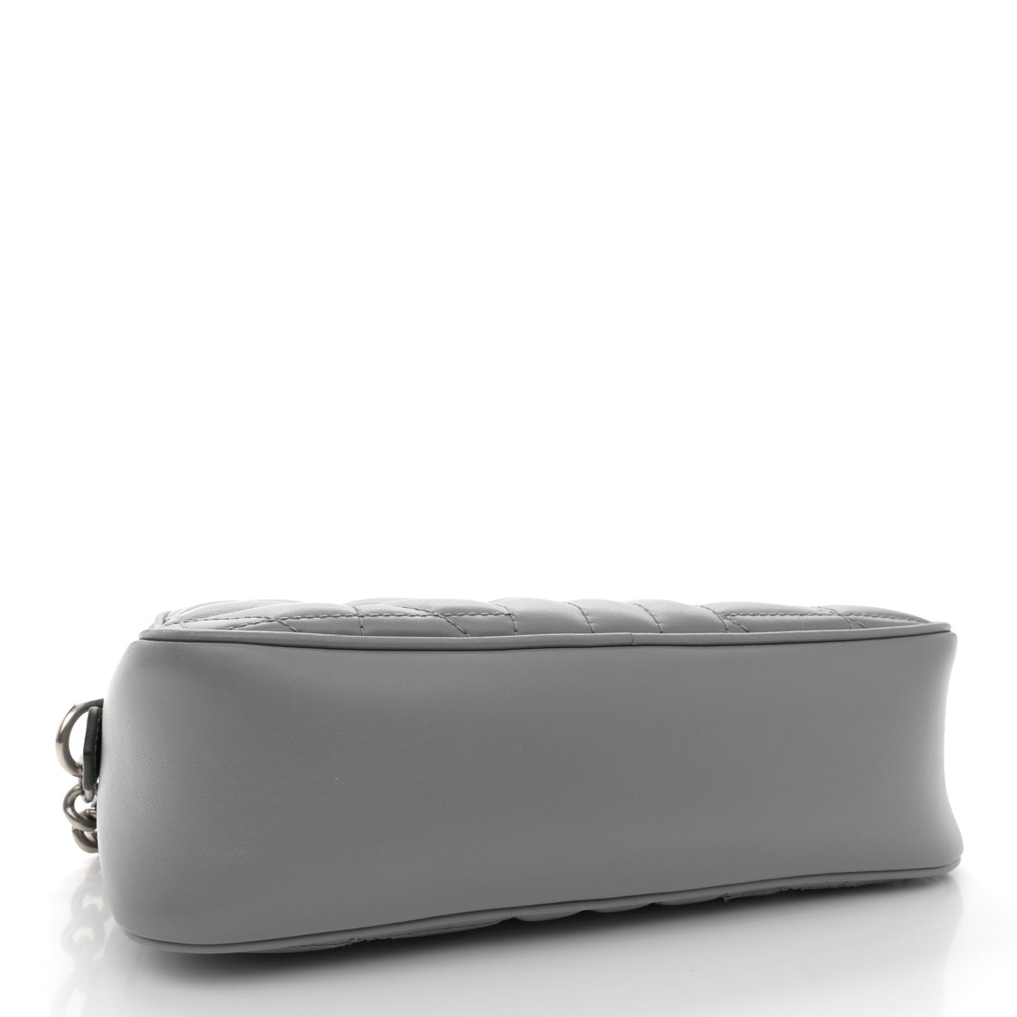 Calfskin Matelasse Aria Small GG Marmont Chain Shoulder Bag Deep Grey