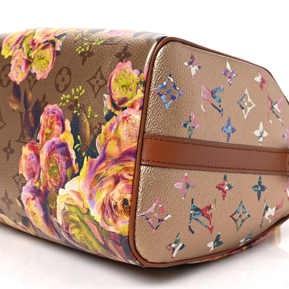 Louis Vuitton Metallic Monogram LV Garden Speedy Bandouliere 25 Gold 9 of 9