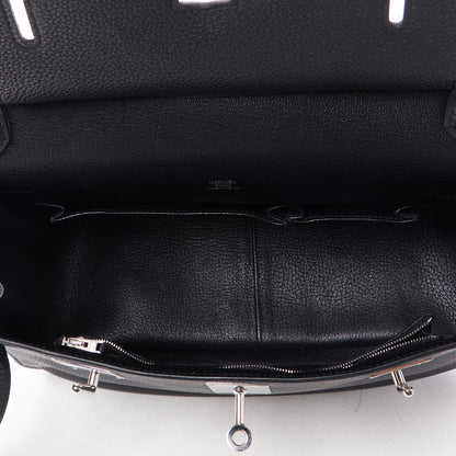 Hermes Taurillon Clemence Jypsiere 31 Black 6 of 10