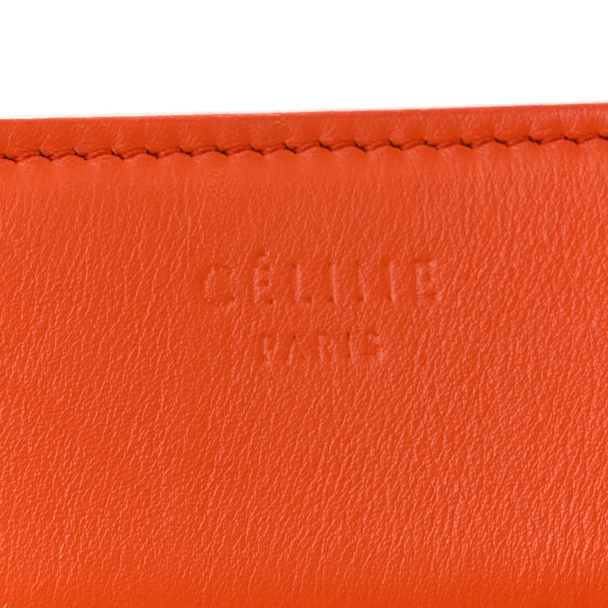Supple Calfskin Medium Phantom Luggage Orange