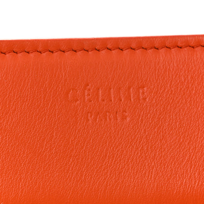 Celine Supple Calfskin Medium Phantom Luggage Orange 6 of 15