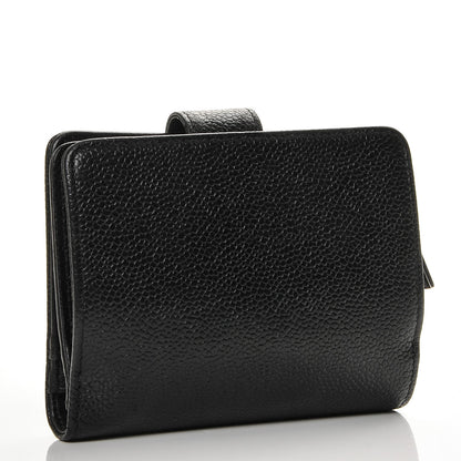 Chanel Caviar Timeless CC Zipped Pocket Wallet Black 3 of 8