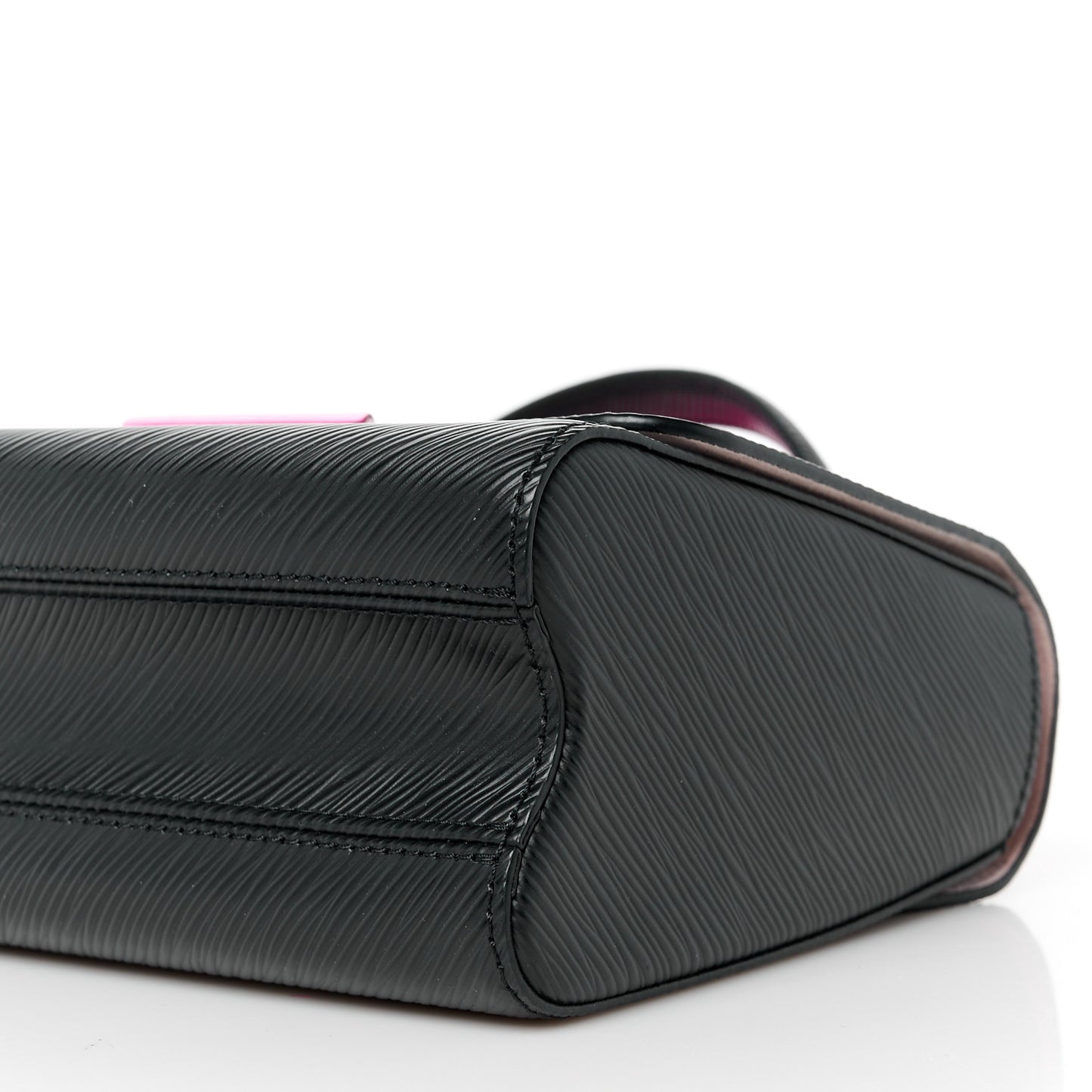 Epi Twist Shoulder Bag MM Black Rose