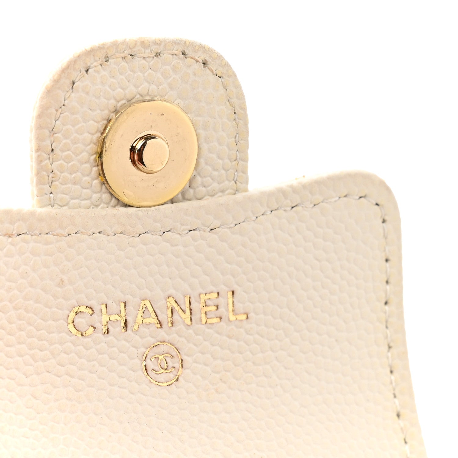 Chanel Caviar Quilted Airpods Pro Case White 6 of 12