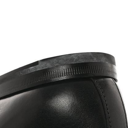Gucci Calfskin Womens Jordaan Loafers 38.5 Black 11 of 14