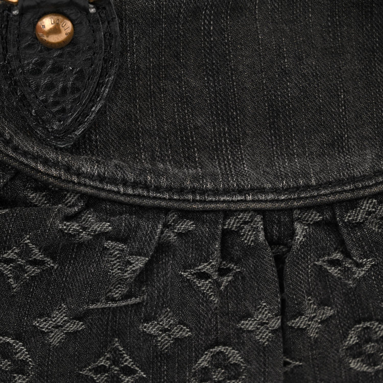 Louis Vuitton Denim Neo Cabby MM Black 14 of 14