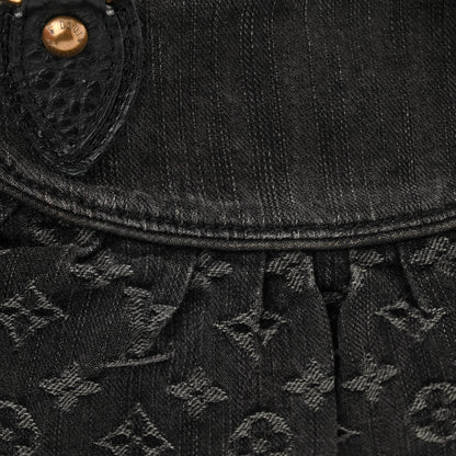 Louis Vuitton Denim Neo Cabby MM Black 14 of 14