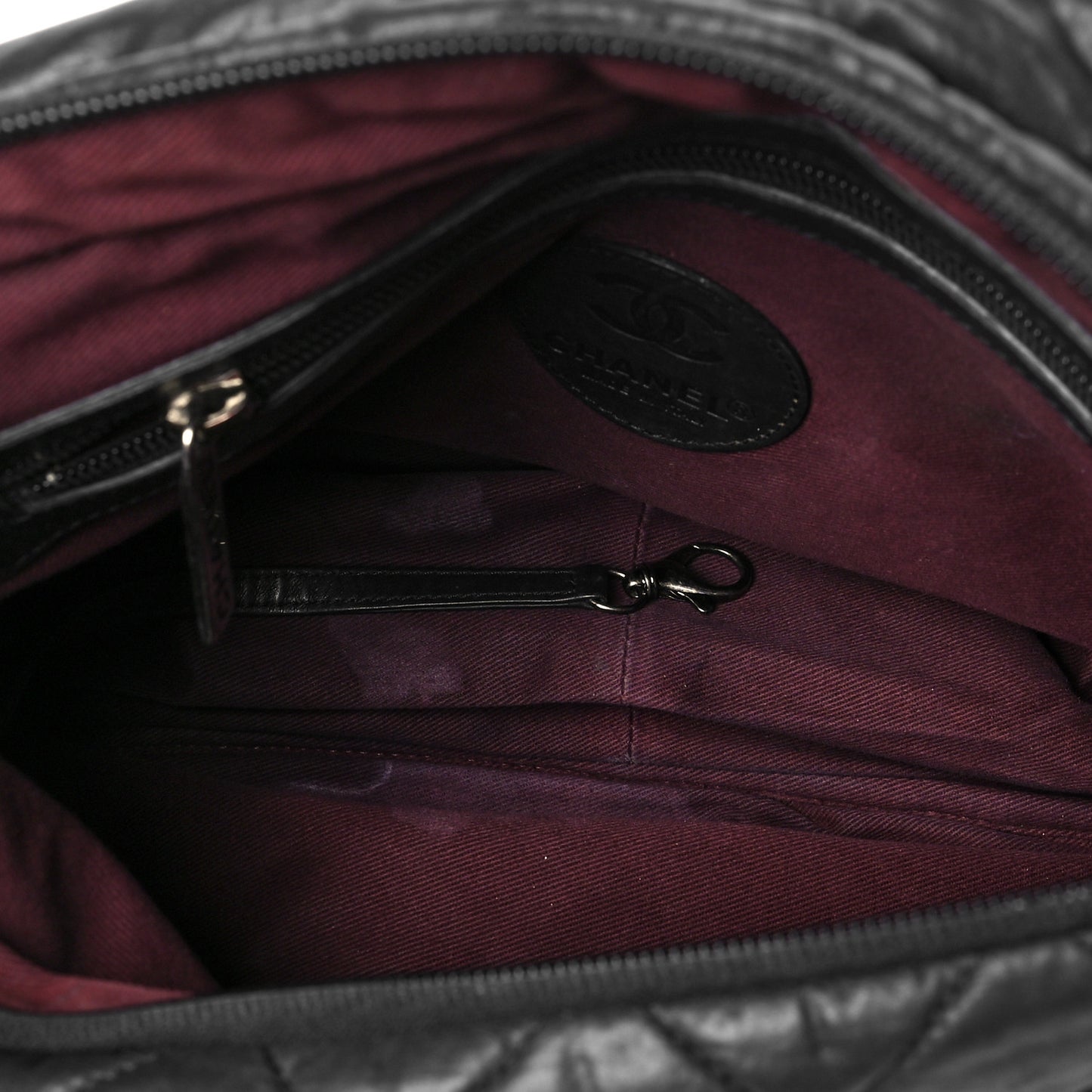 Nylon Quilted Coco Cocoon Messenger Black