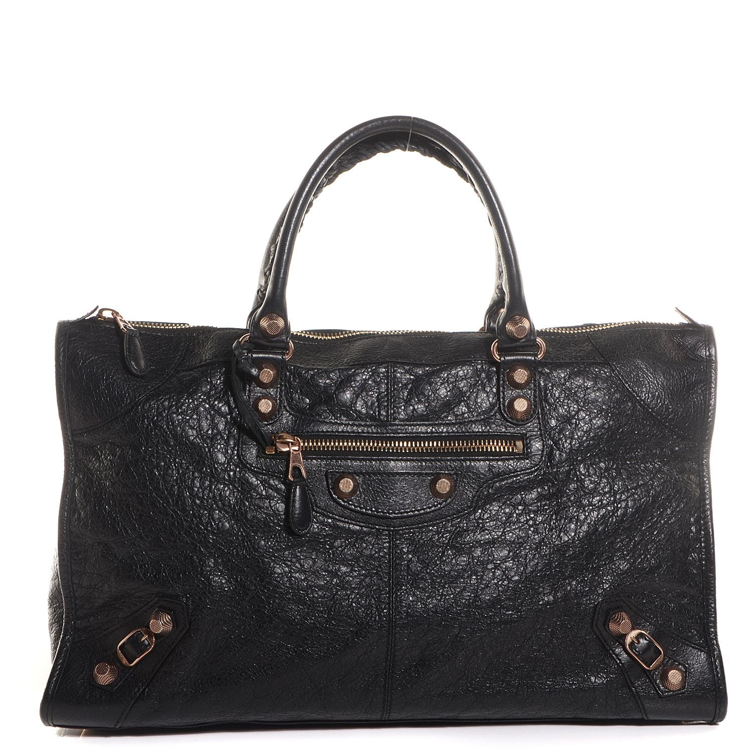 Balenciaga Agneau Giant 12 Rose Gold Hardware Work Black 1 of 11