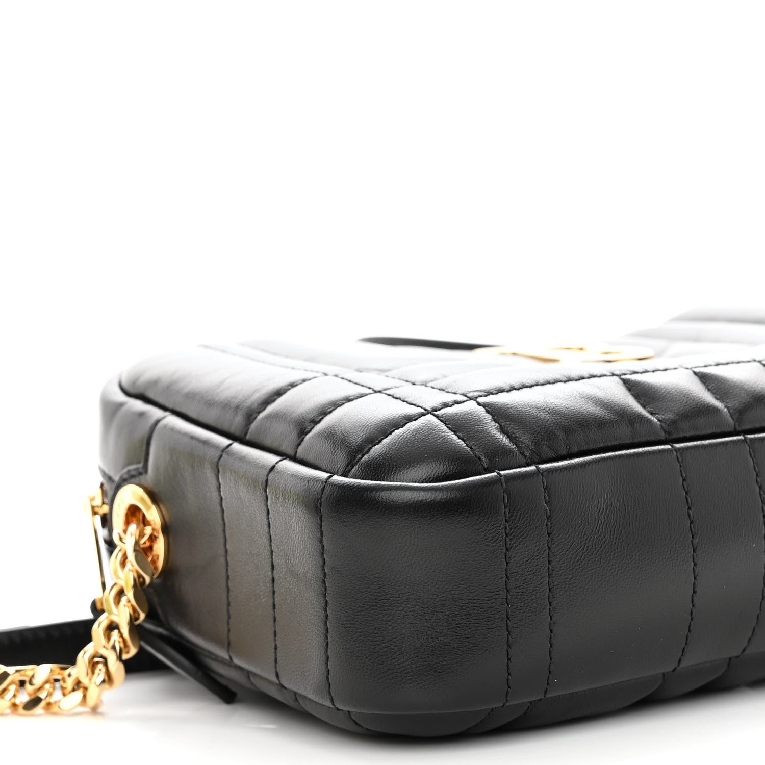 Burberry Calfskin Quilted Small Lola Camera Bag Black 8 of 9