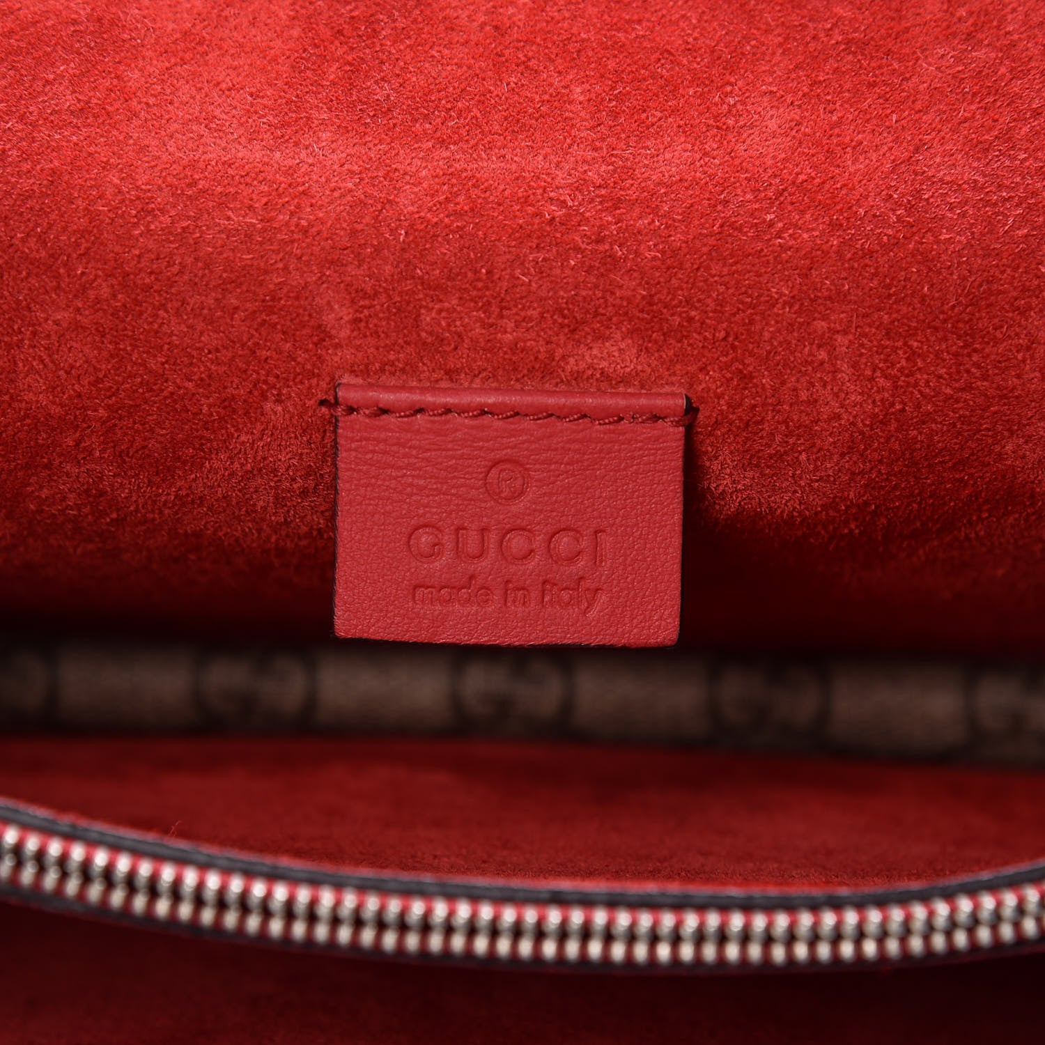 Gucci GG Supreme Monogram Small Dionysus Shoulder Bag Red 9 of 10