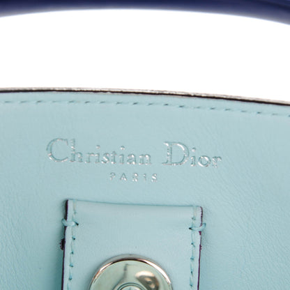 Christian Dior Smooth Calfskin Large Diorissimo Bag Navy Blue 8 of 10