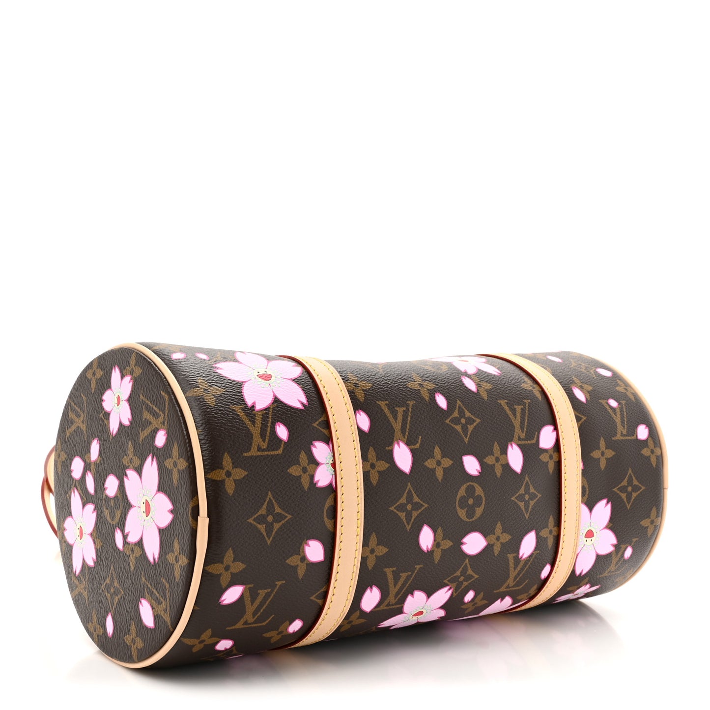 LV X TM Monogram Cherry Blossom Papillon Sakura Brown