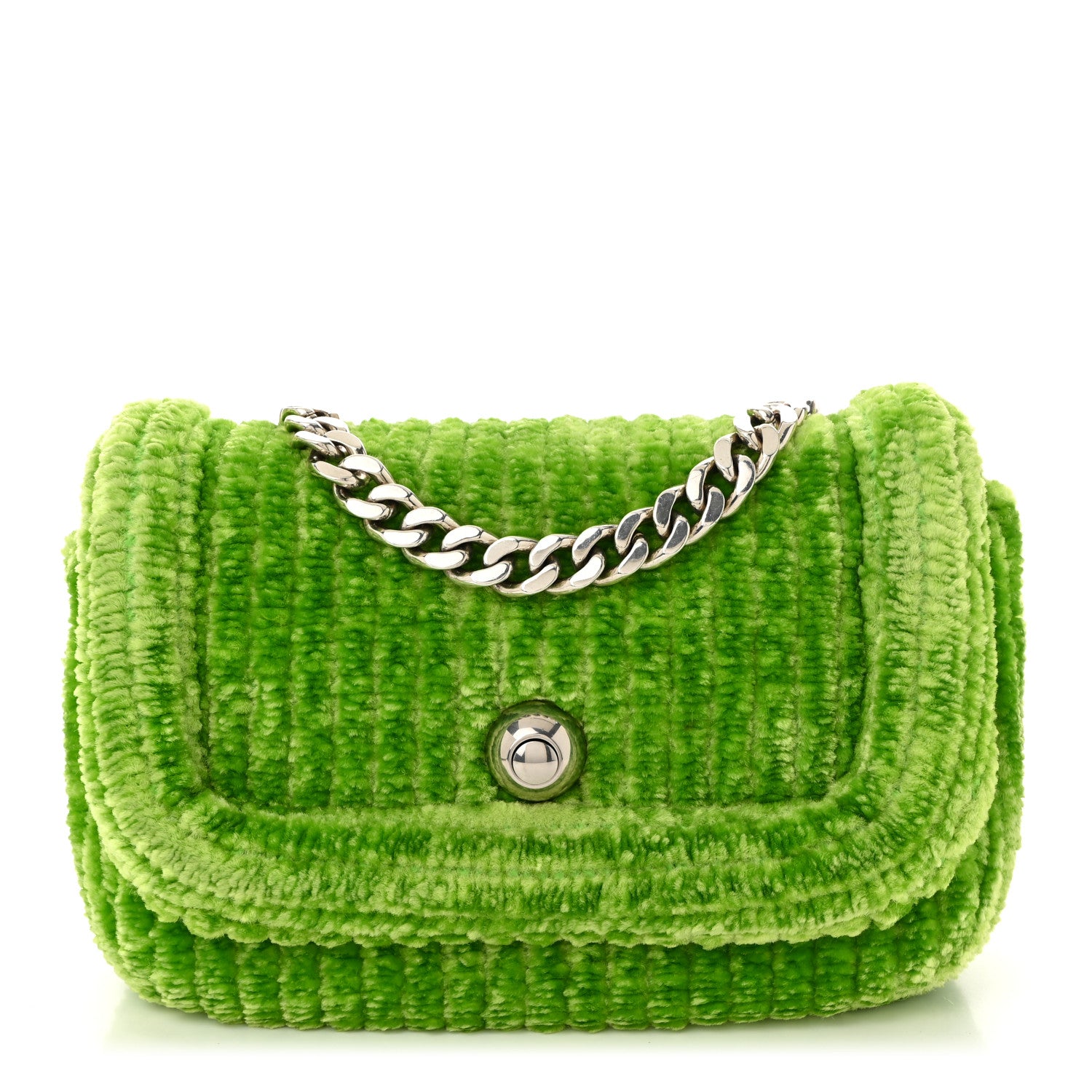 Bottega Veneta Chenille Corduroy Small Shoulder Bag Caterpillar 1 of 9