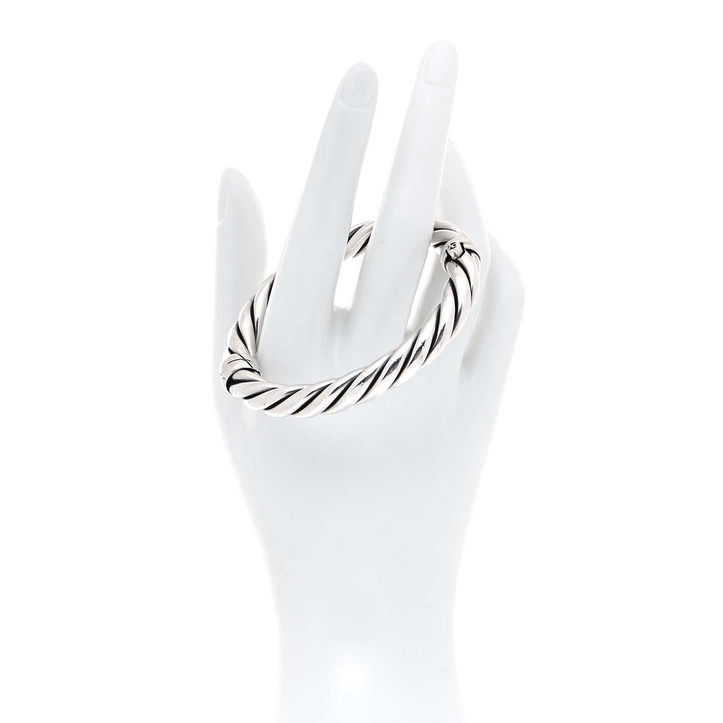 Sterling Silver Metro Hinged Bangle Bracelet