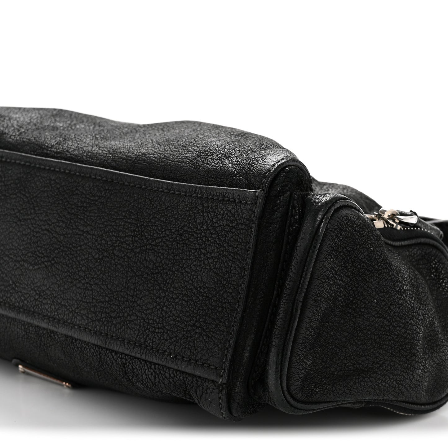 Cervo Antik Easy A Foldover Pushlock Flap Shoulder Bag Black