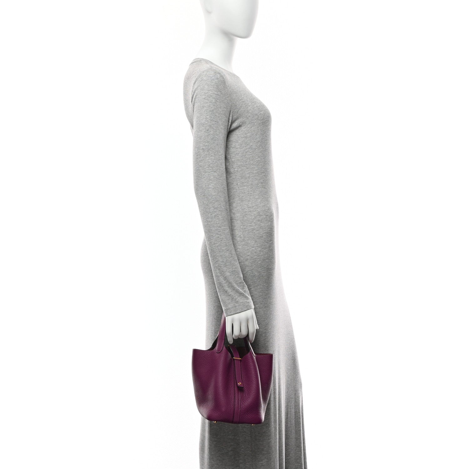 Hermes Taurillon Clemence Picotin Lock 18 PM Anemone 1788201