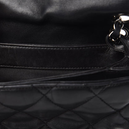 Chanel Lambskin Quilted Mini Chanel 3 Flap Black 9 of 12