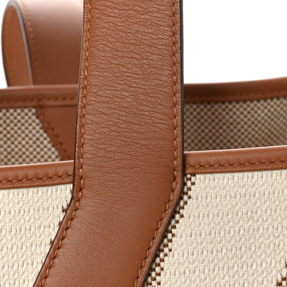 Hermes Swift H Canvas Cabas H En Biais 40 Ecru Naturel Gold 10 of 10