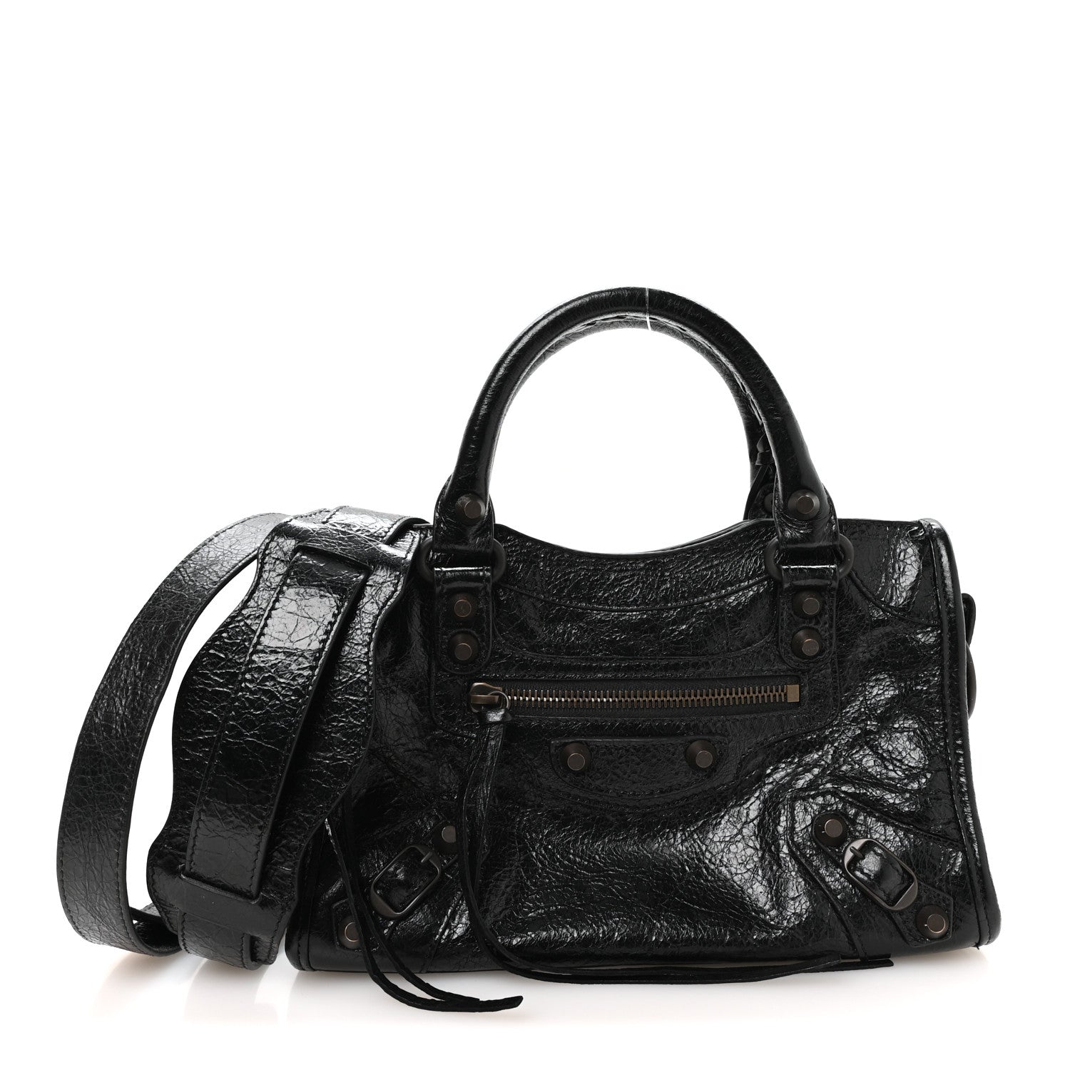 Balenciaga Agneau Arena Classic Hardware Le City Mini Black 1 of 11