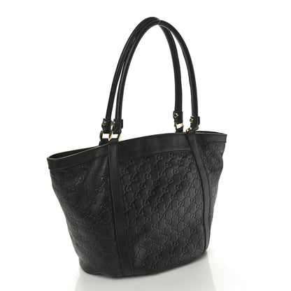 Gucci Guccissima Medium D Gold Tote Black 3 of 10