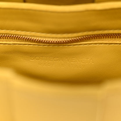Bottega Veneta Lambskin Maxi Intrecciato Cassette Crossbody Bag Buttercup 6 of 9