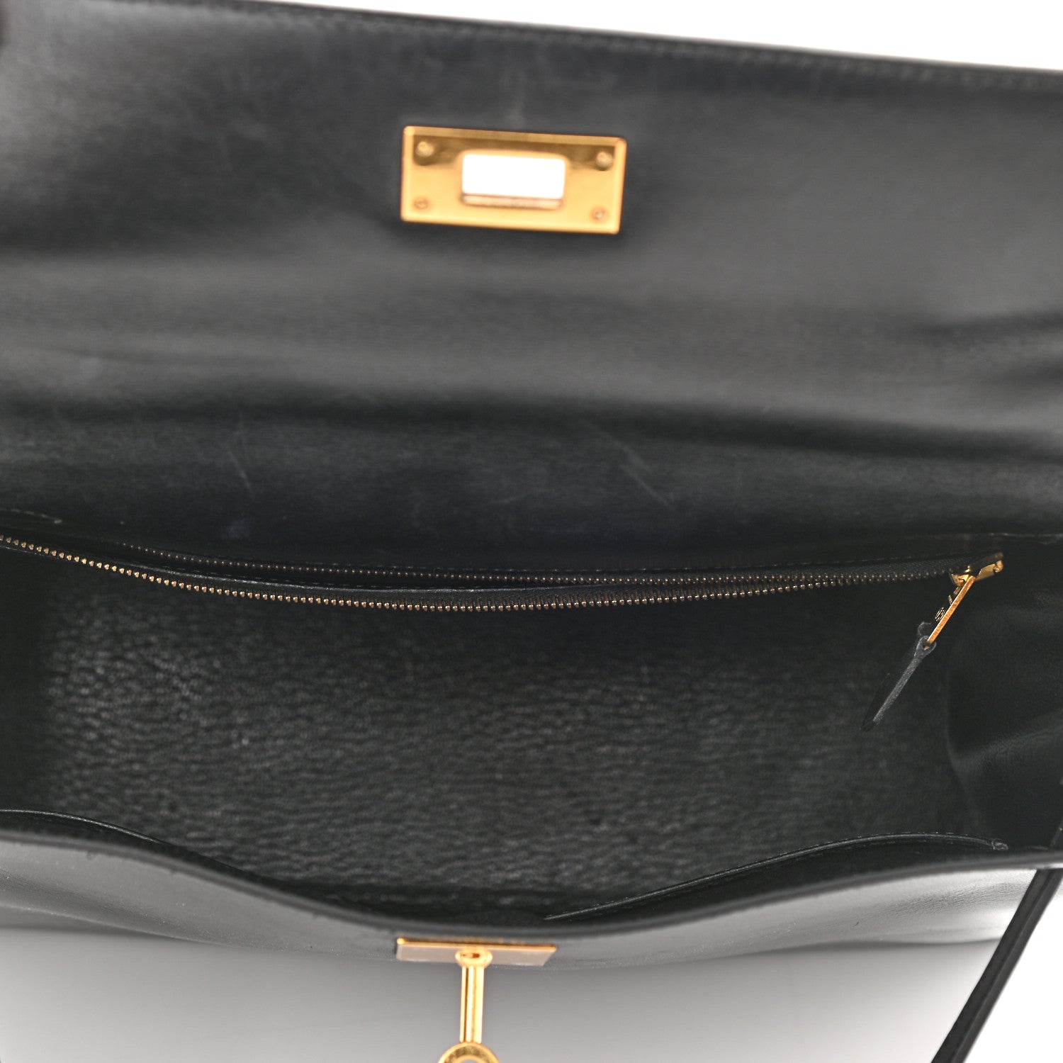 Hermes Box Kelly Retourne 28 Black 4 of 10