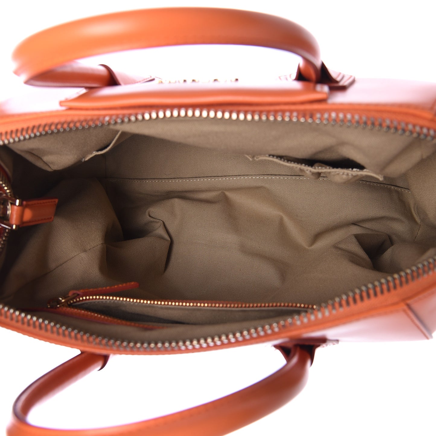 Shiny Lord Calfskin Medium Antigona Orange