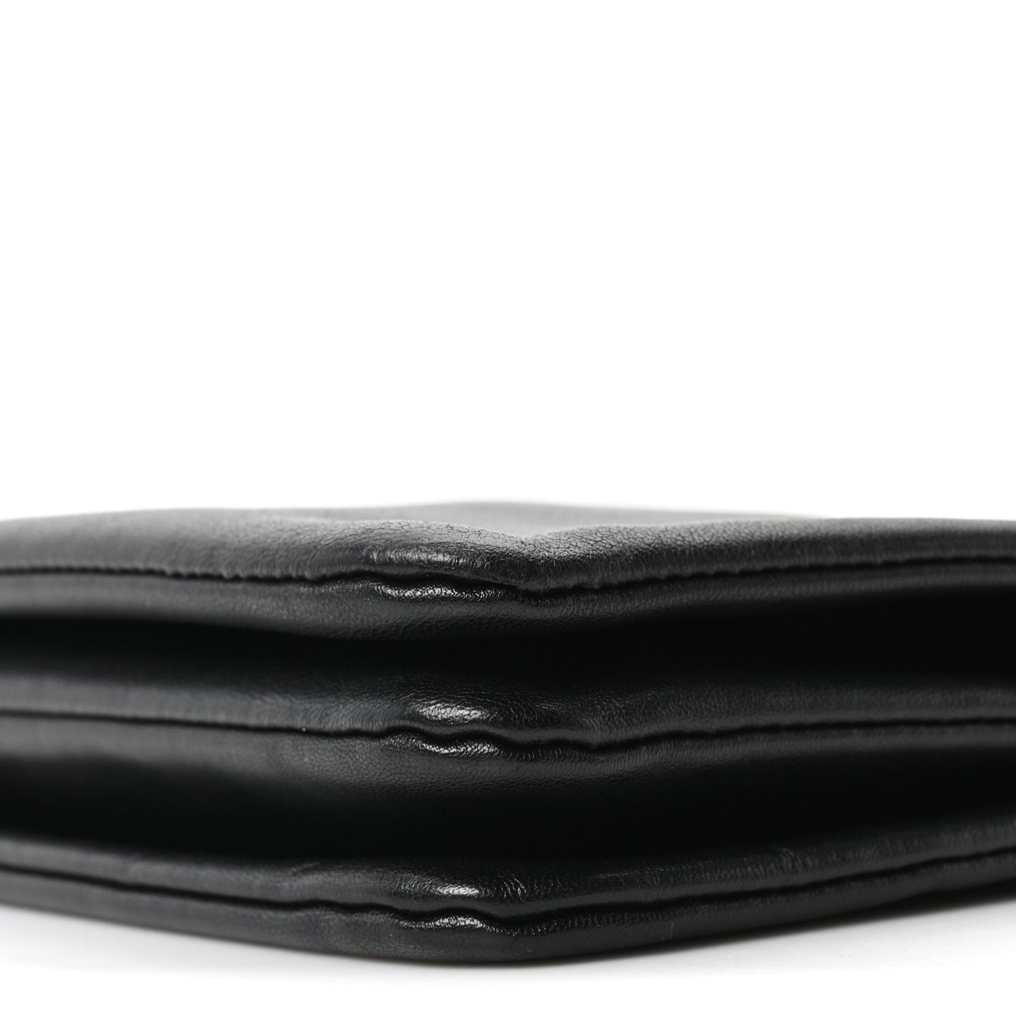 Lambskin Small Trio Crossbody Bag Black