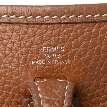 Hermes Taurillon Clemence Evelyne TPM Gold 6 of 11