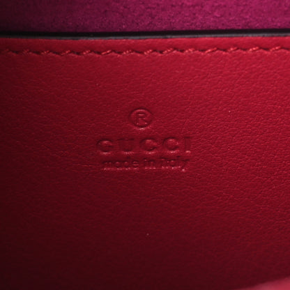 Gucci Canvas Lizard Crystal GG Monogram Mini Jackie 1961 Red 6 of 12