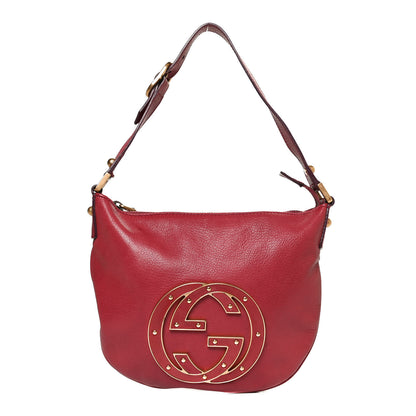 Gucci Calfskin Small Blondie Hobo Red 1 of 9