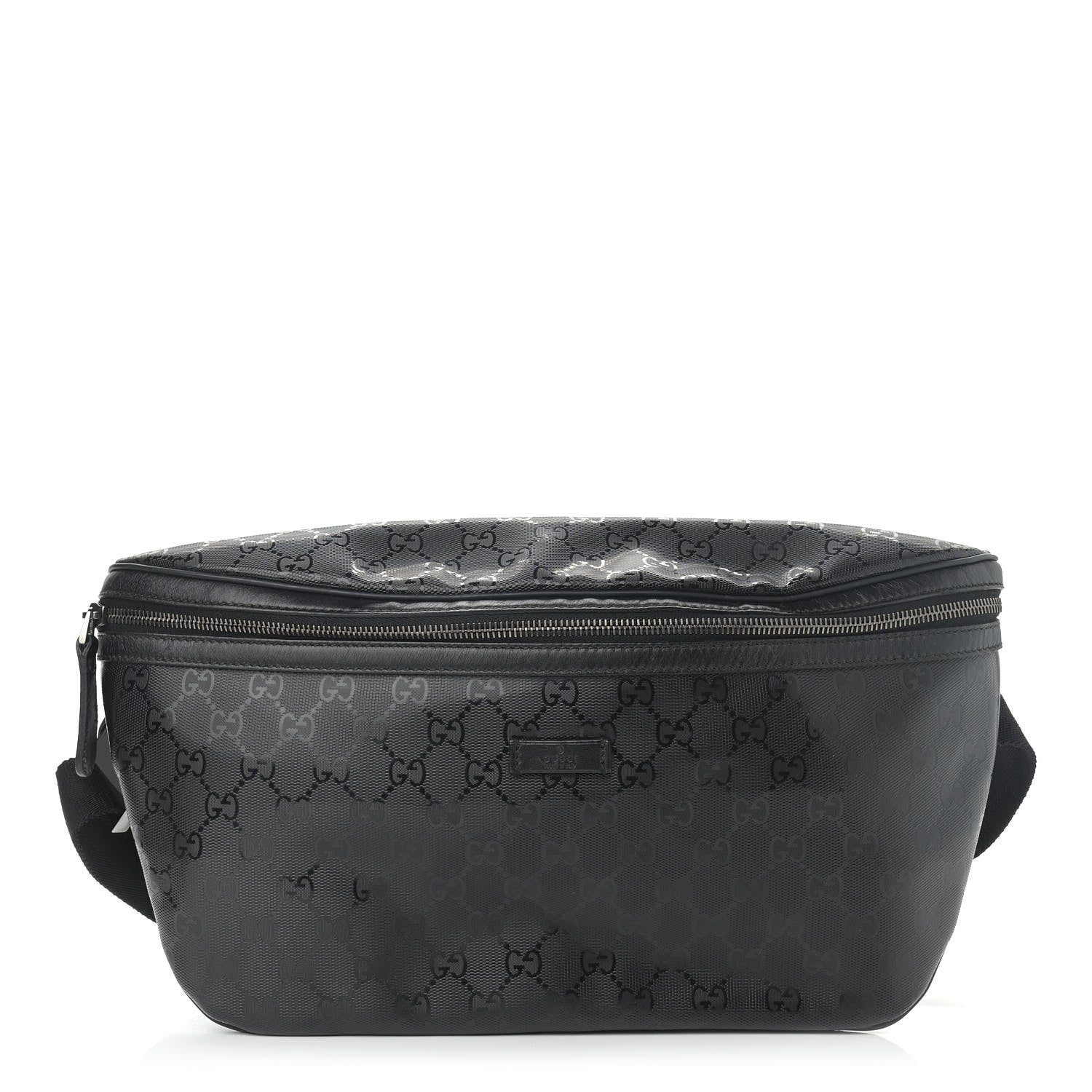 Gucci Imprime Monogram Belt Bag Black 1 of 10