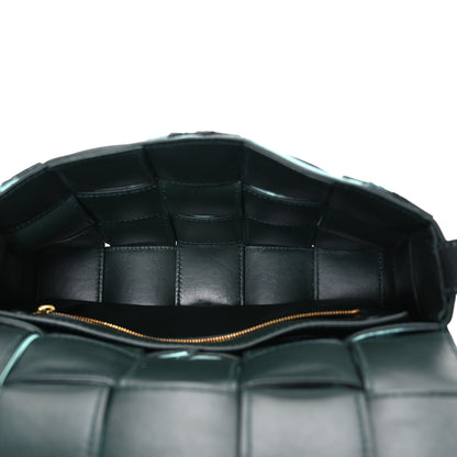 Bottega Veneta Foulard Tie Dye Maxi Intrecciato Padded Cassette Crossbody Bag Celadon Inkwell 5 of 14