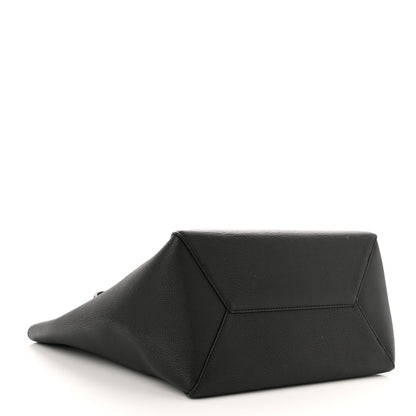 Louis Vuitton Calfskin Lockme Cabas Black 4 of 10