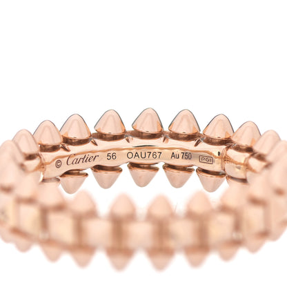 Cartier 18K Pink Gold SM Clash De Cartier Ring 56 7.5 4 of 5